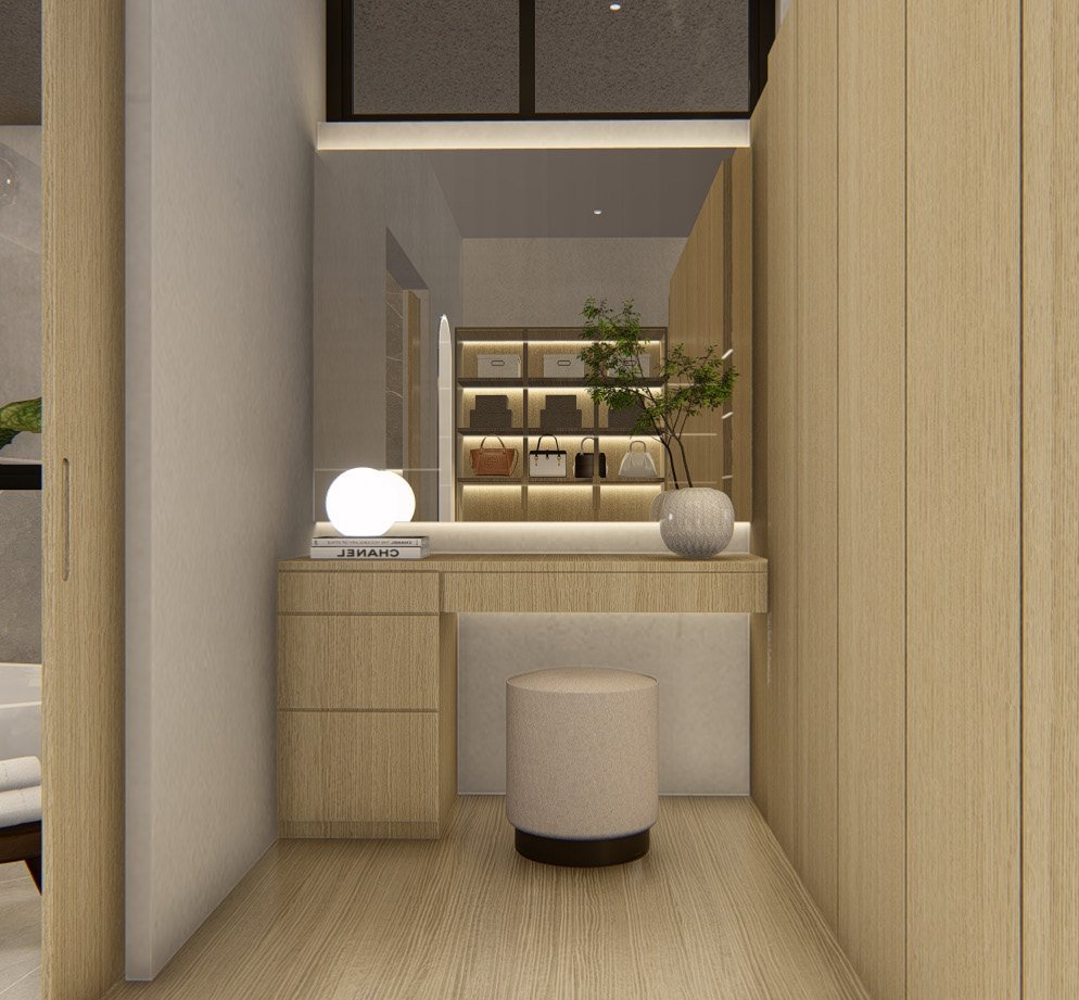 Closet and vanity