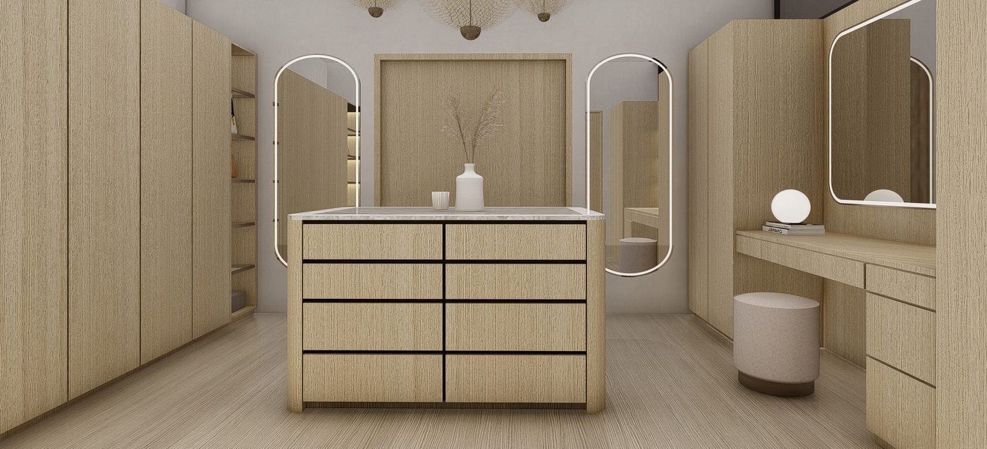 Closet and vanity