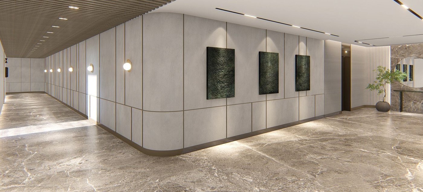 Gallery hallway